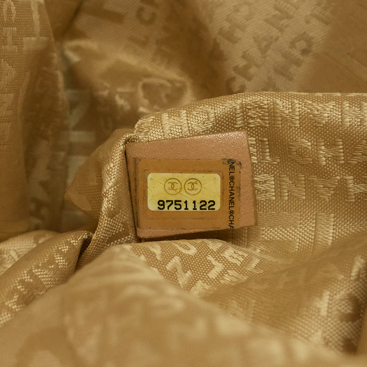 Chanel Choco Bar Caviar Shoulder Bag