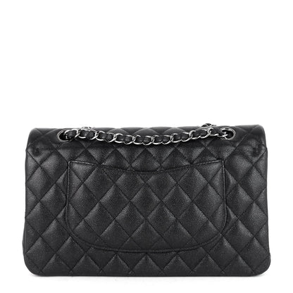 Chanel Double Flap Quilted Caviar Leather Bag