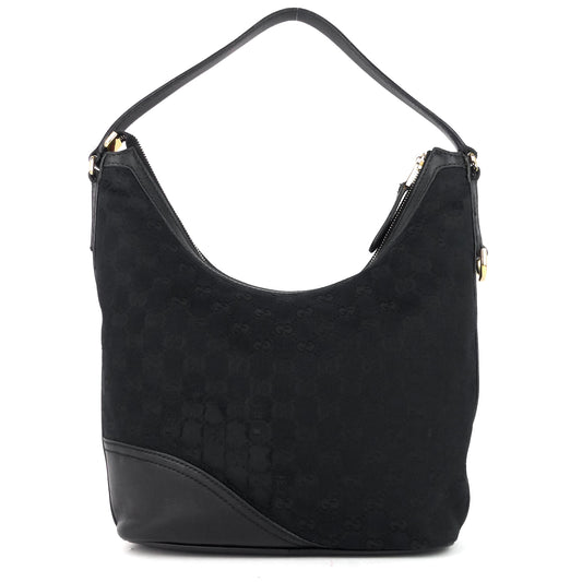 Gucci New Britt Medium GG Canvas Hobo Bag
