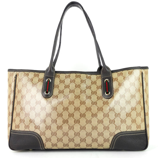 Gucci Princy GG Crystal Web Tote Bag