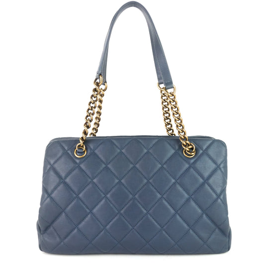 Chanel CC Crown Medium Calfskin Tote Bag