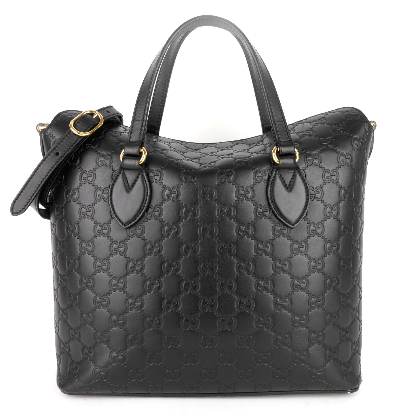 Gucci Signature Top Handle Guccissima Bag