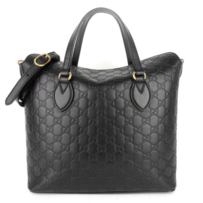 Gucci Signature Top Handle Guccissima Bag
