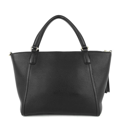Gucci Soho Pebbled Leather Small Top Handle Tote Bag
