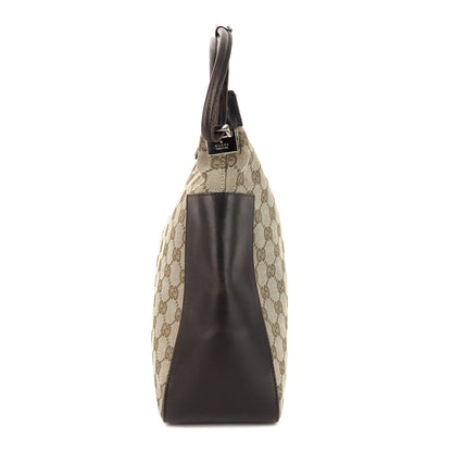 Gucci GG Canvas and Leather Shoulder Bag