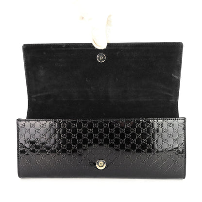 Gucci Micro-Guccissima Patent Leather Broadway Clutch Bag