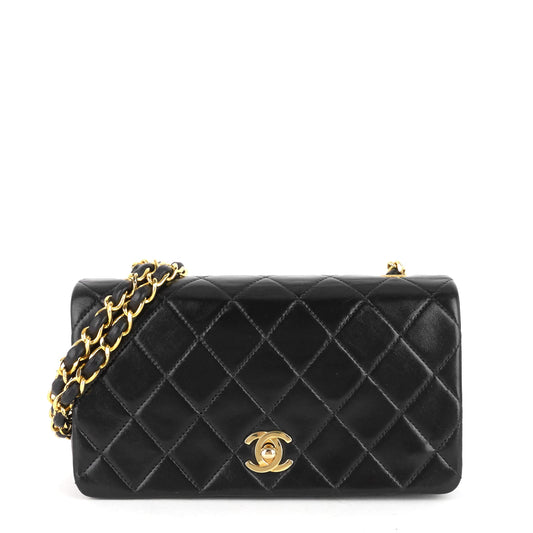 Chanel Lambskin Leather Small Single Flap Bag