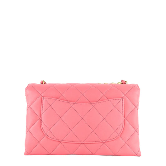 Chanel Small Calfskin Leather Flap Bag