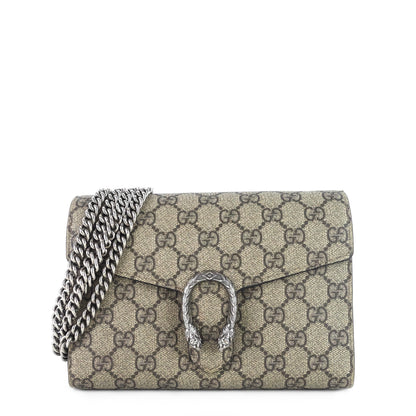 Gucci Dionysus GG Coated Canvas Chain Wallet Bag