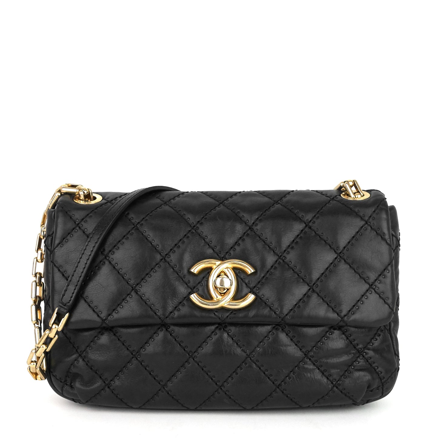 Chanel Retro Chain Medium Calfskin Flap Bag