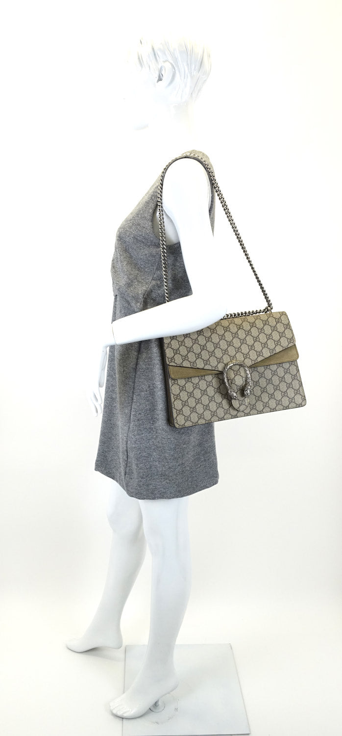 Gucci Dionysus Supreme Monogram Canvas Medium Bag