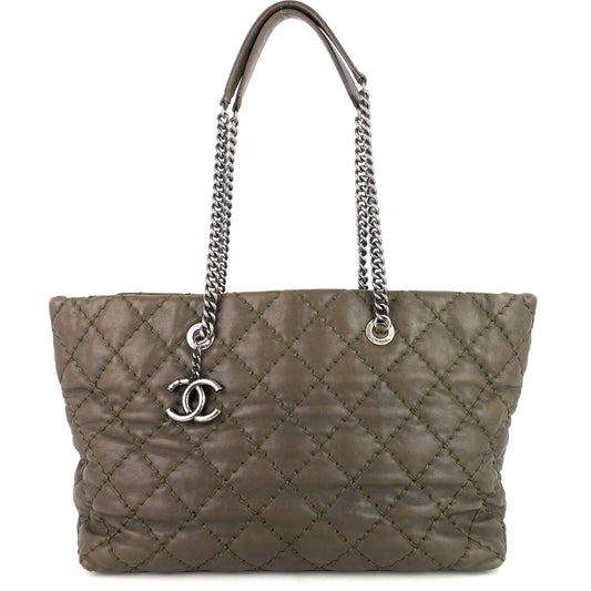 Chanel Ultimate Stitch Calfskin Shopping Tote Bag