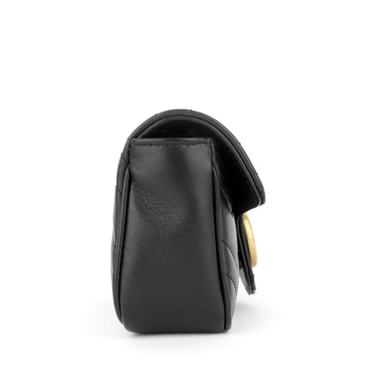 Gucci GG Marmont Super Mini Matelass� Leather Bag