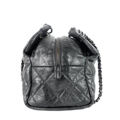 Chanel Pondichery Aged Calfskin Leather Tote Bag