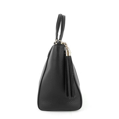 Gucci Soho Pebbled Leather Small Top Handle Tote Bag
