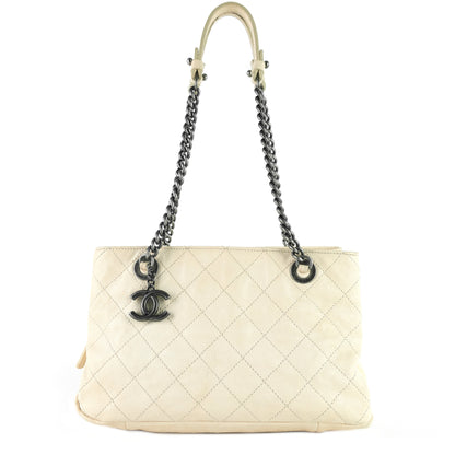 Chanel Chic Small Matelassé Caviar Leather Tote Bag