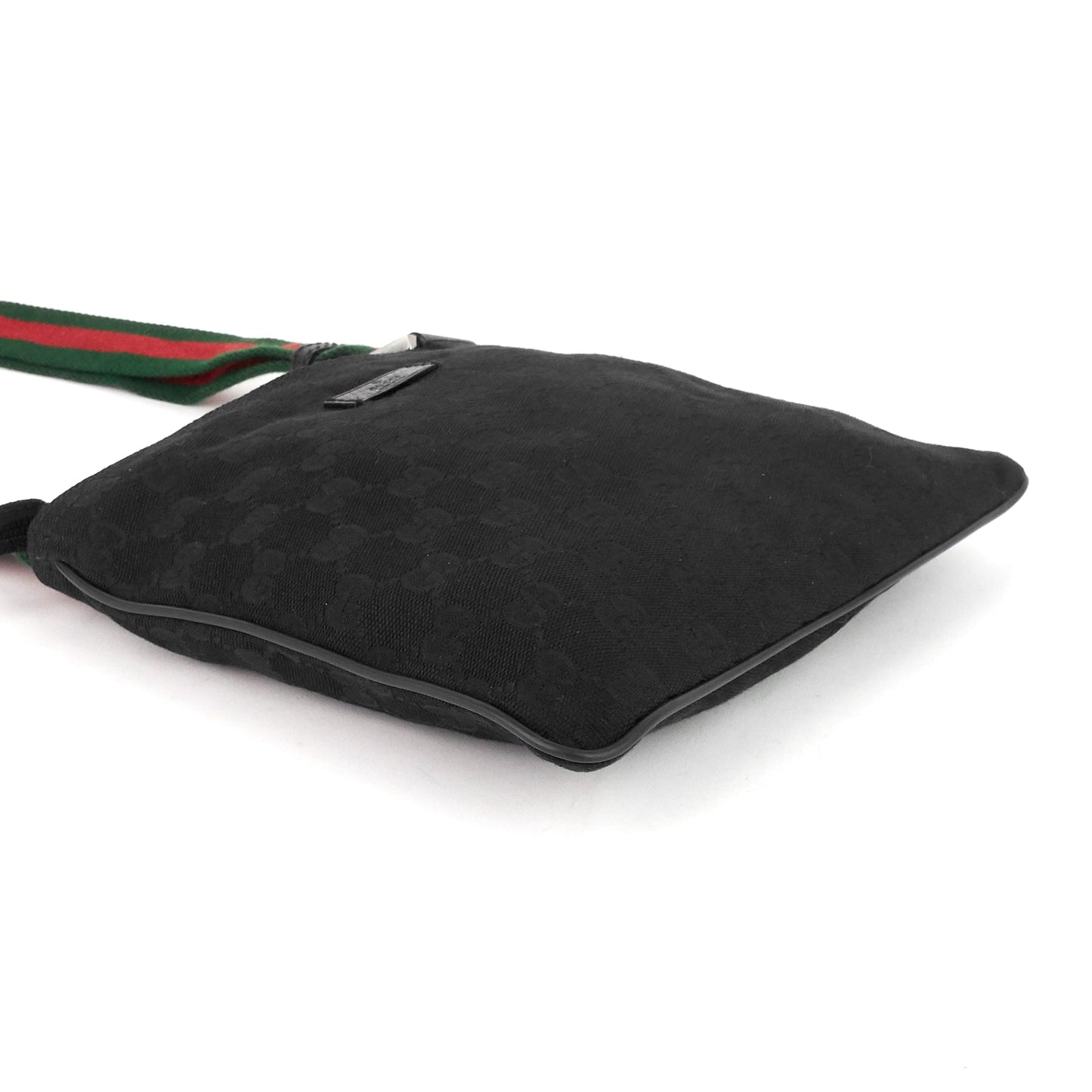 Gucci GG Canvas Web Strap Small Messenger Bag