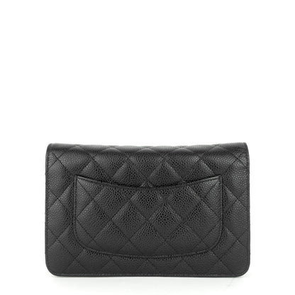 Chanel Wallet on Chain Caviar Leather Bag