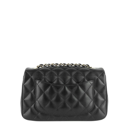 Chanel Classic Mini Lambskin Leather Single Flap Bag