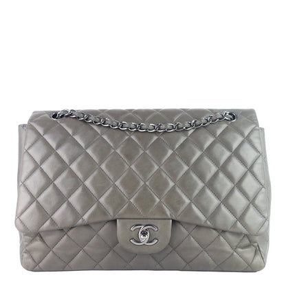 Chanel Maxi Flap Lambskin Leather Bag