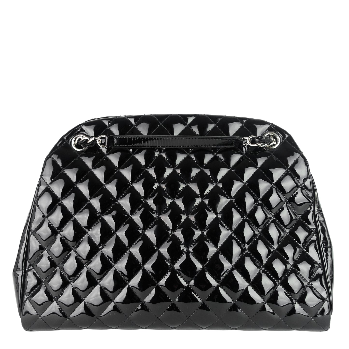 Chanel Just Mademoiselle Large Patent Leather Bag