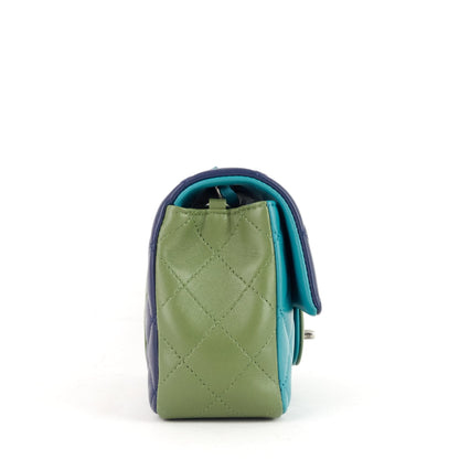 Chanel Classic Tricolour Lambskin Mini Flap Bag