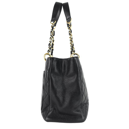 Chanel Grand Shopping Tote GST Caviar Leather Bag