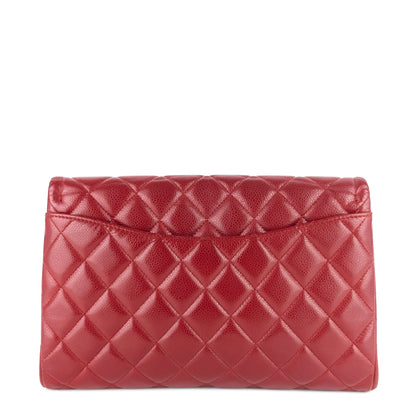 Chanel Quilted Caviar New Clutch with Chain Bag