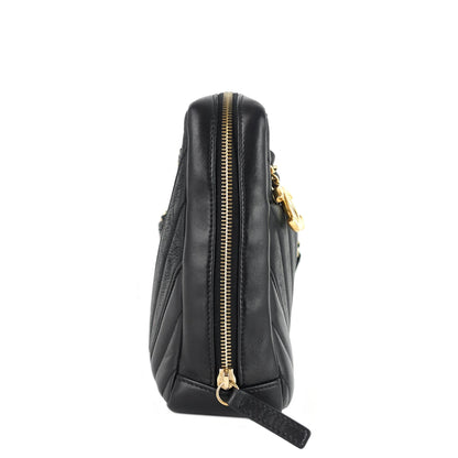 Chanel Chevron Quilted Lambskin Leather Camera Bag