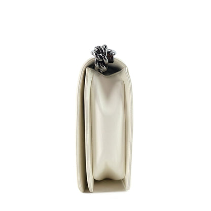 Chanel No 5 Graffiti Lambskin Leather Boy Bag