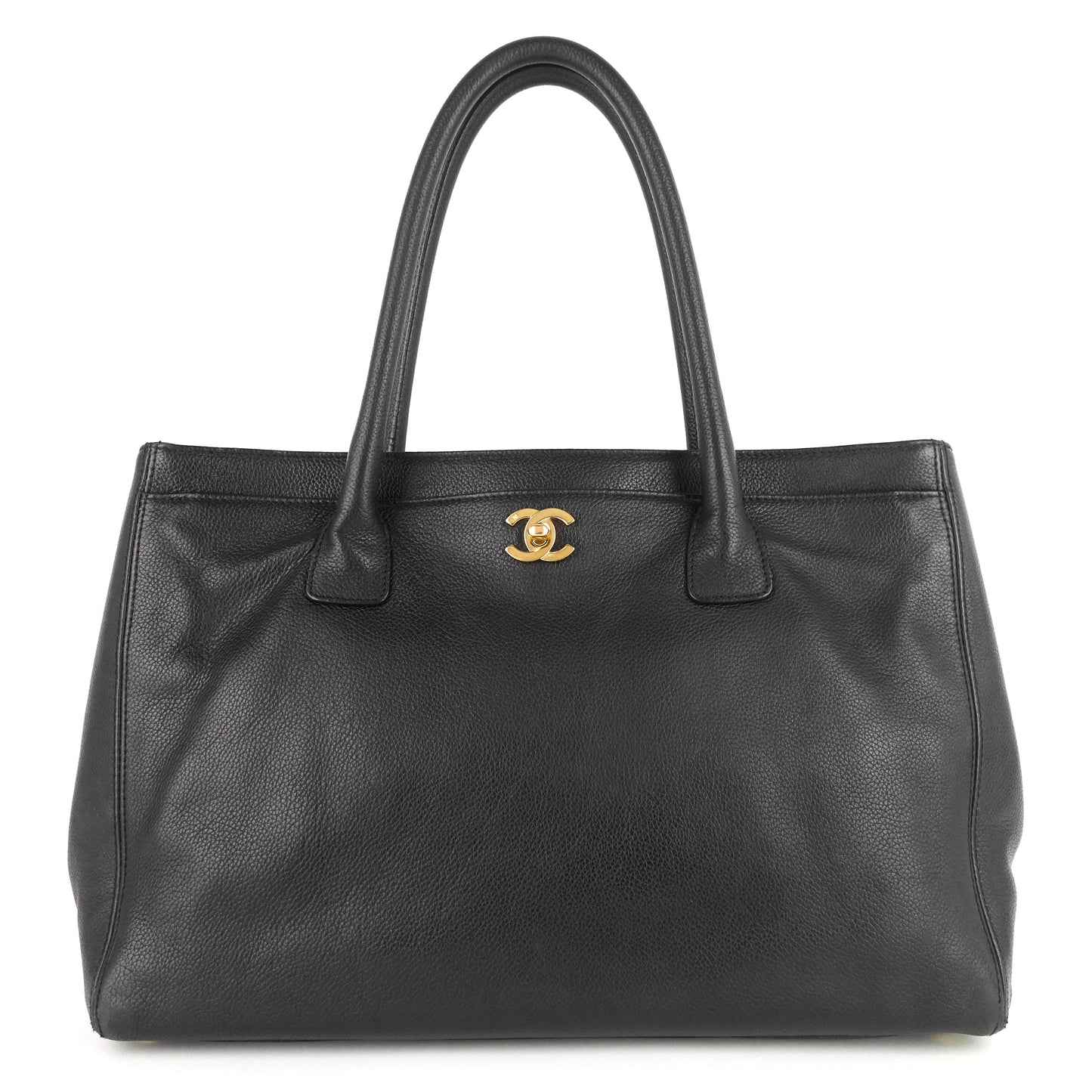 Chanel Executive Cerf XL Caviar Leather Tote Bag