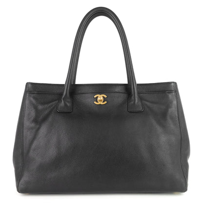 Chanel Executive Cerf XL Caviar Leather Tote Bag