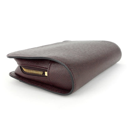 Louis Vuitto Pochette Baikal Acajou Taiga Leather Bag