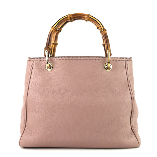 Gucci Bamboo Shopper Small Calfskin Tote Bag