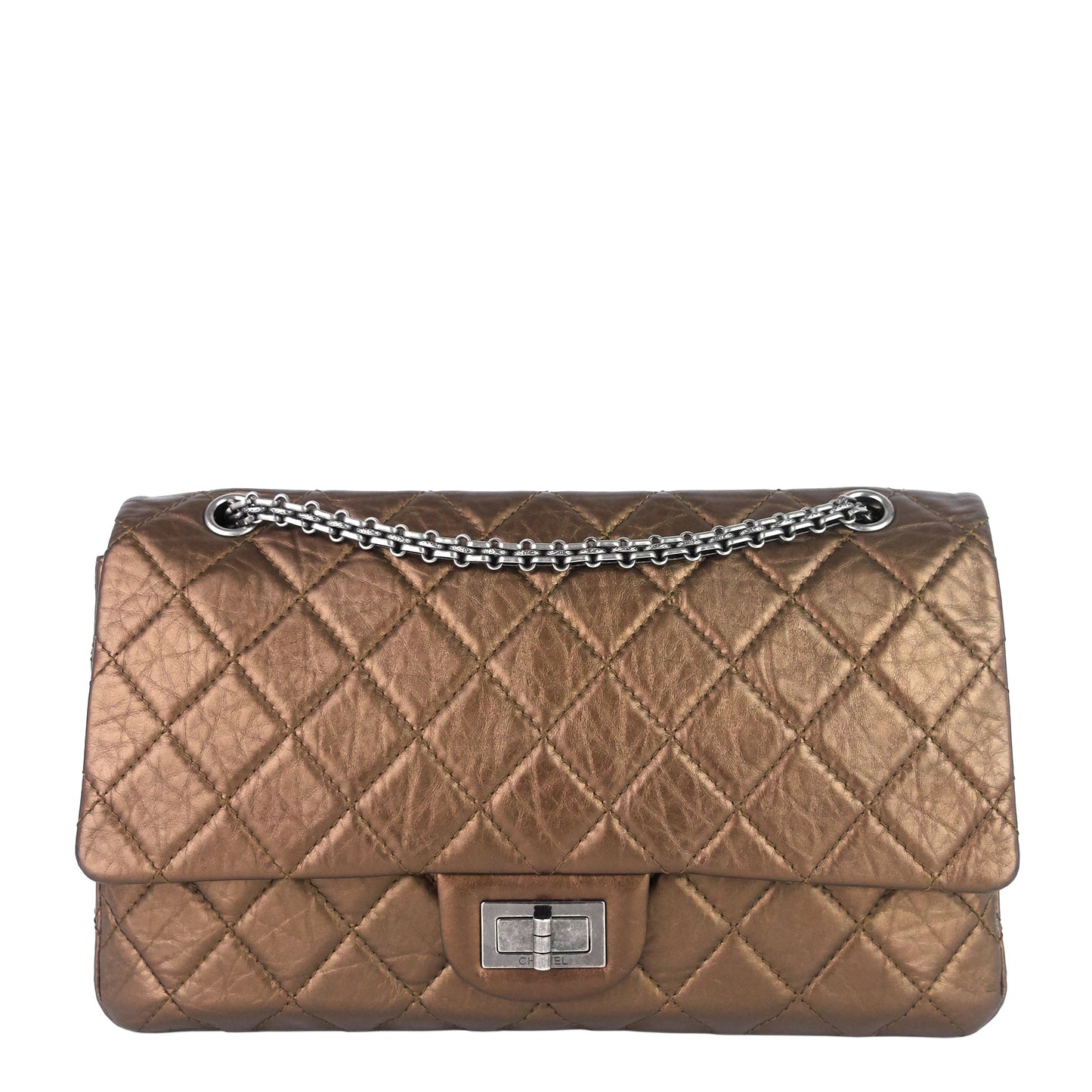 Chanel Reissue 227 Calfskin Leather Bag