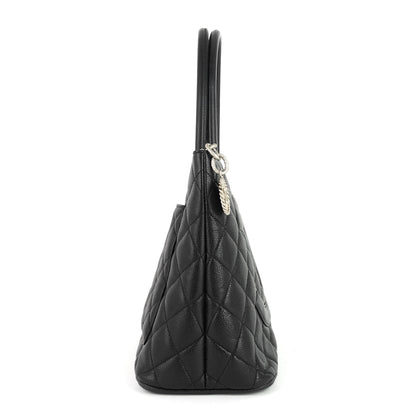 Chanel Medallion Caviar Tote Bag