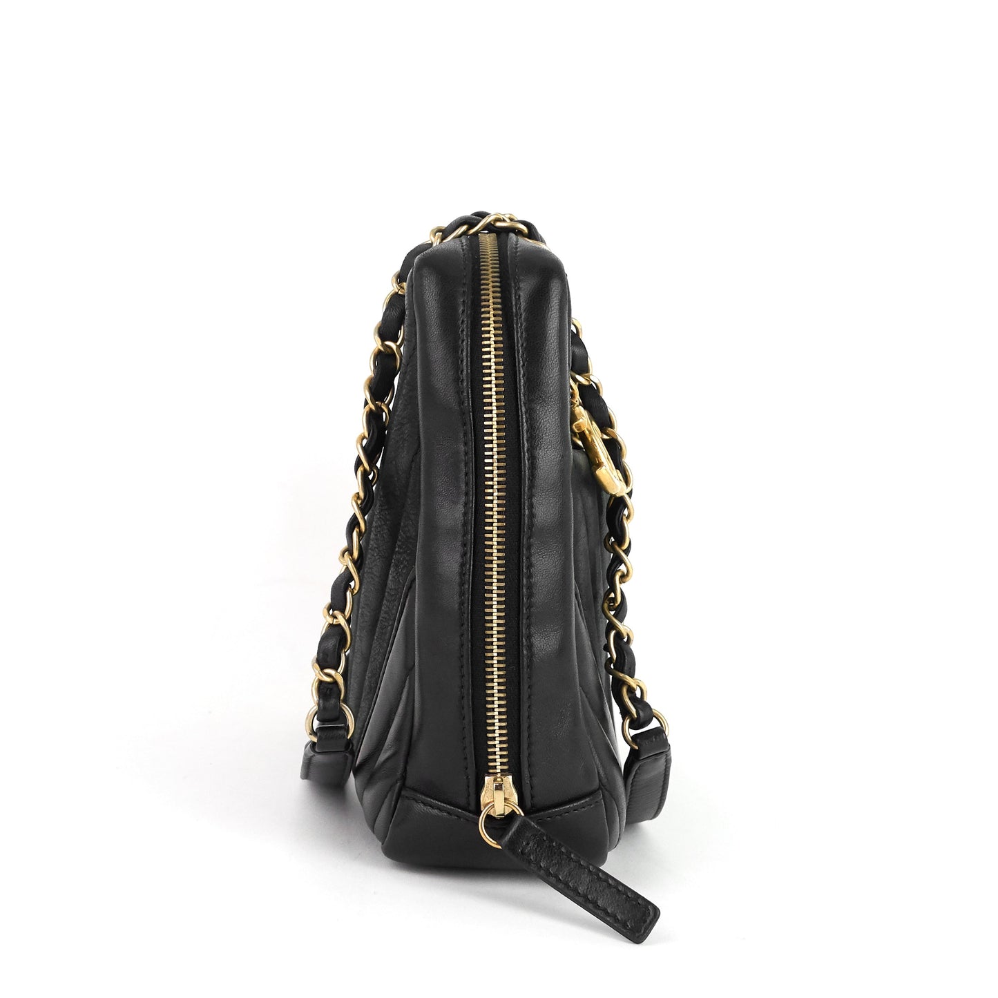 Chanel Chevron Quilted Lambskin Camera Bag