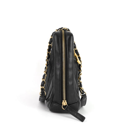 Chanel Chevron Quilted Lambskin Camera Bag