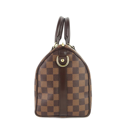 Louis Vuitto Speedy Bandoulière 25 Damier Ebene Canvas Bag