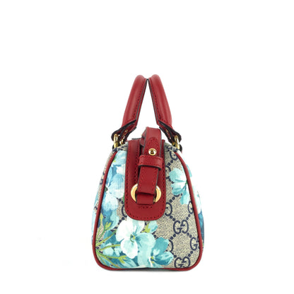 Gucci Convertible Boston Nano GG Blooms Supreme Canvas Bag