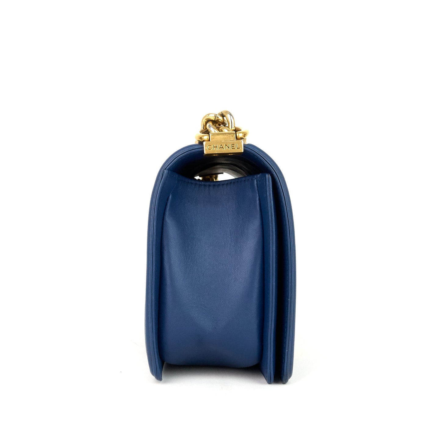 Chanel Boy Flap Old Medium Lambskin Leather Bag
