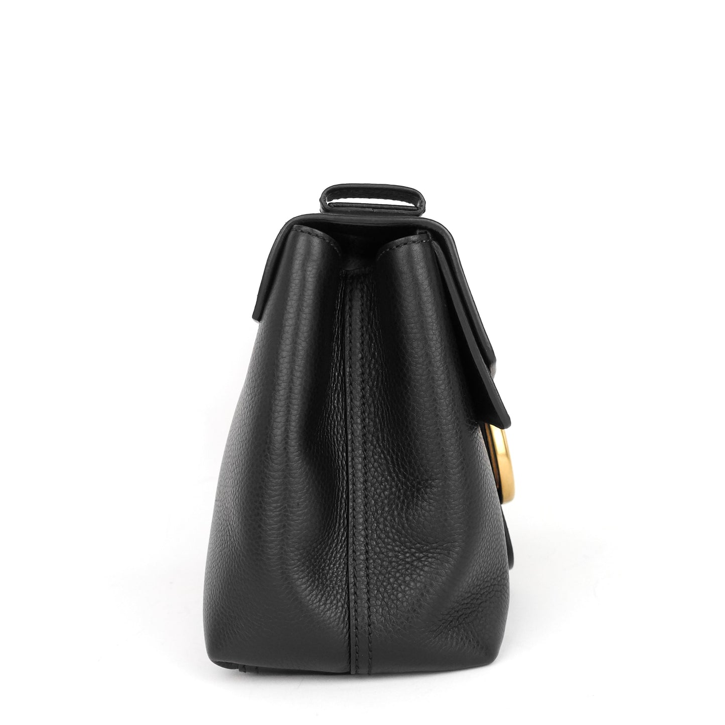 Gucci Marmont Pebbled Calfskin Shoulder Bag