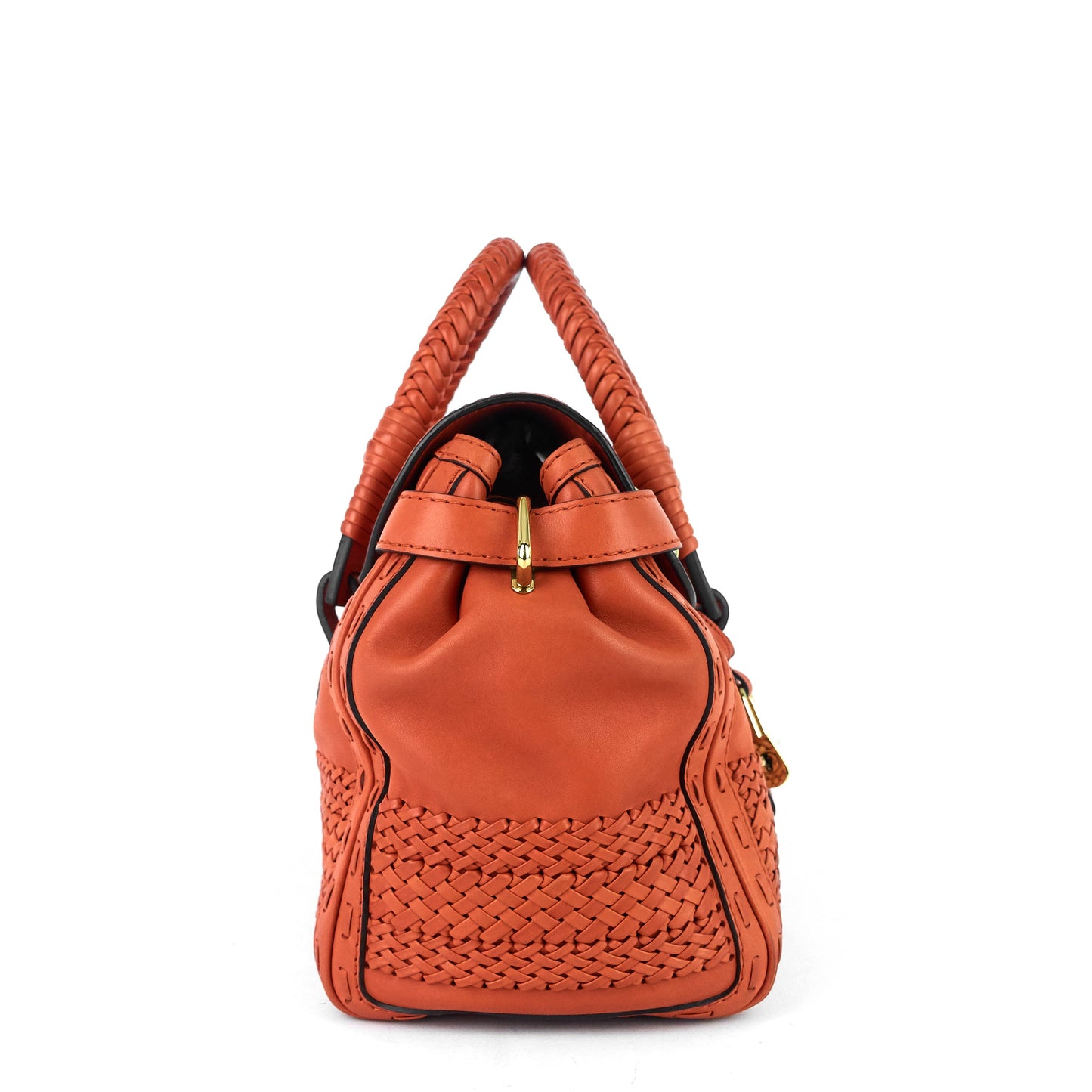 Gucci Leather 'Handmade' Medium Top Handle Bag