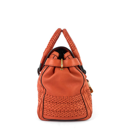 Gucci Leather 'Handmade' Medium Top Handle Bag