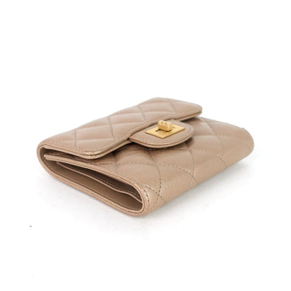 Chanel Reissue Compact Metallic Calfskin Wallet
