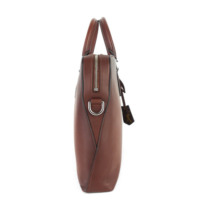 Louis Vuitto Armand Ombre Calfskin Leather Briefcase Bag