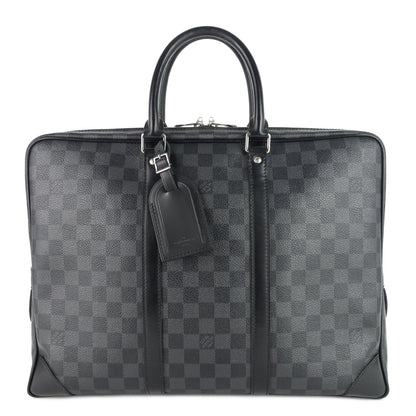 Louis Vuitto Porte-Documents Voyage GM Damier Graphite Canvas Briefcase Bag