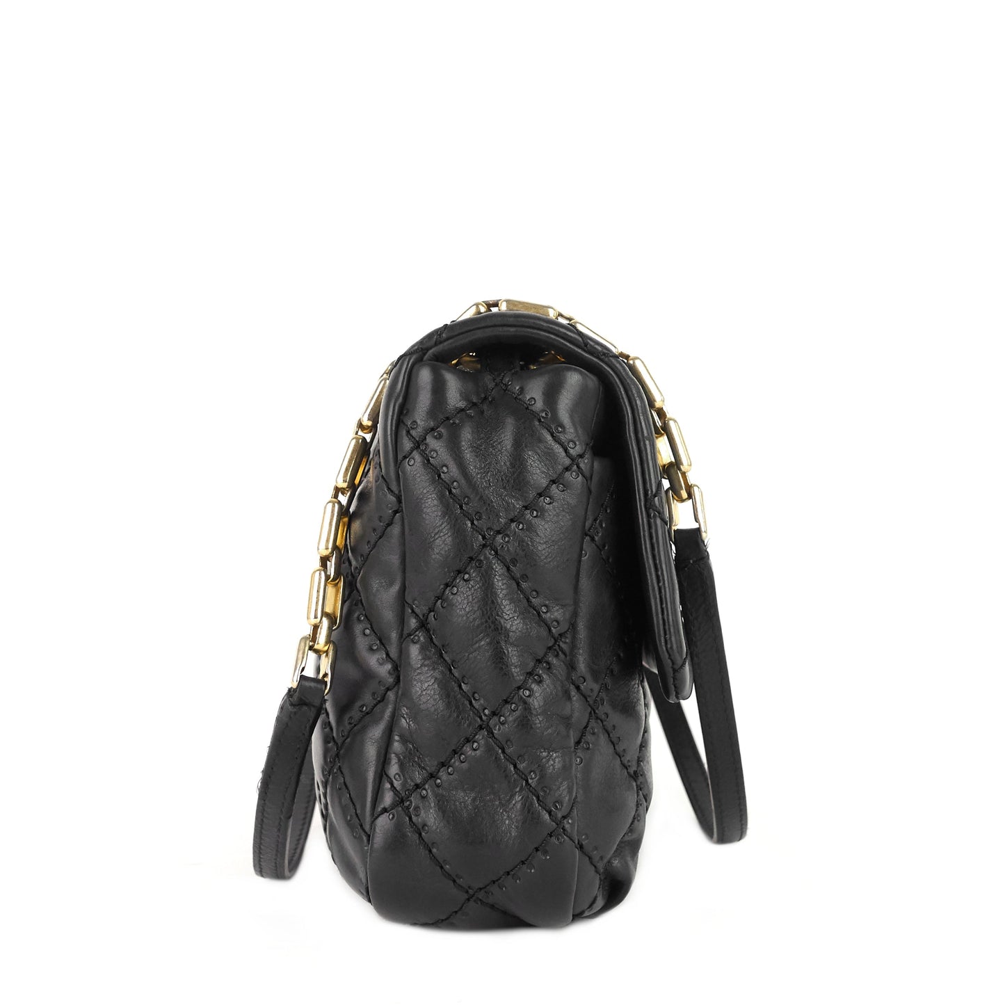 Chanel Retro Chain Medium Calfskin Leather Flap Bag