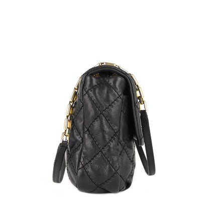 Chanel Retro Chain Medium Calfskin Leather Flap Bag