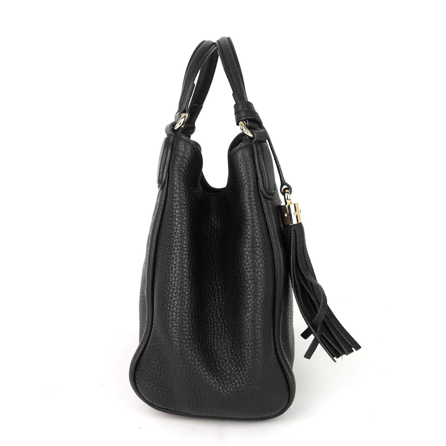 Gucci Soho Small Pebbled Calfskin Satchel Bag